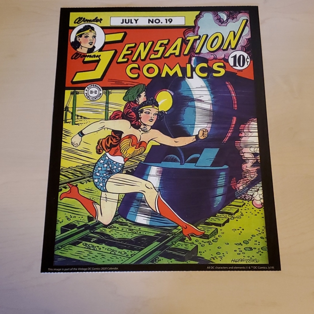 DC Sensation Comics # 19 Cover Poster